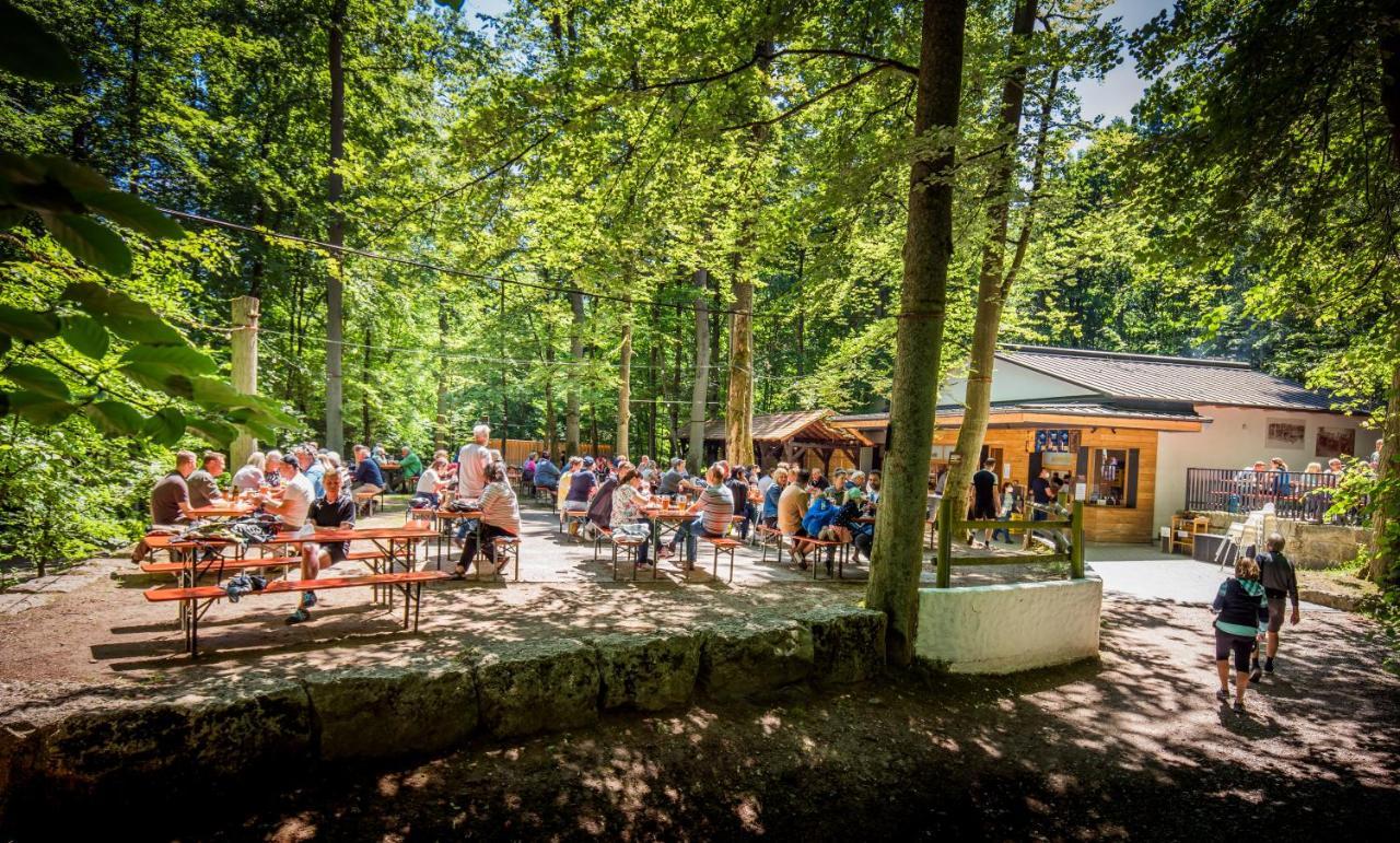Brauereigasthof Zum Loewenbraeu Adelsdorf Kültér fotó